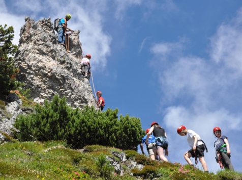 Klettern mit Kindern im Stubaital